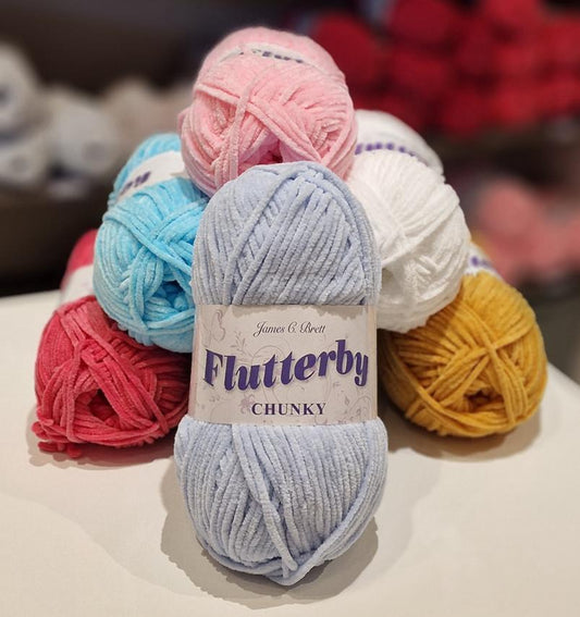 James C Brett Flutterby Chunky - 100g