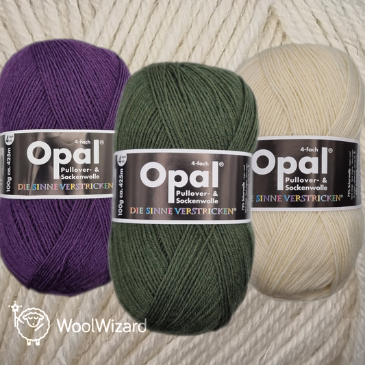 Opal 4ply Sock Yarn (Uni-Color)